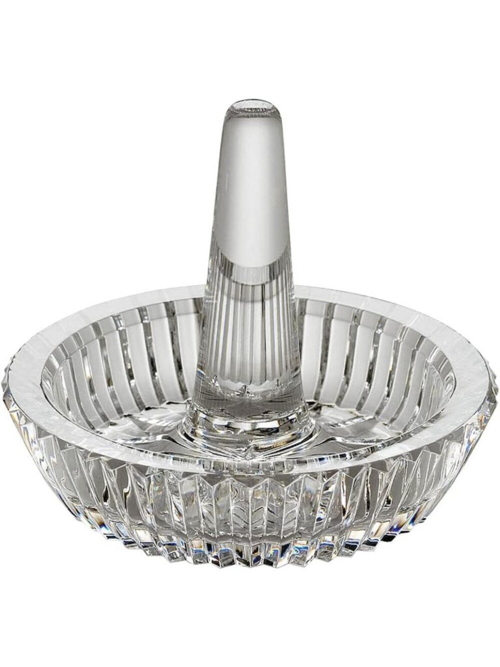 Elegant Round Ring Holder - Crystal Jewelry Organizer, Perfect Gift for Her